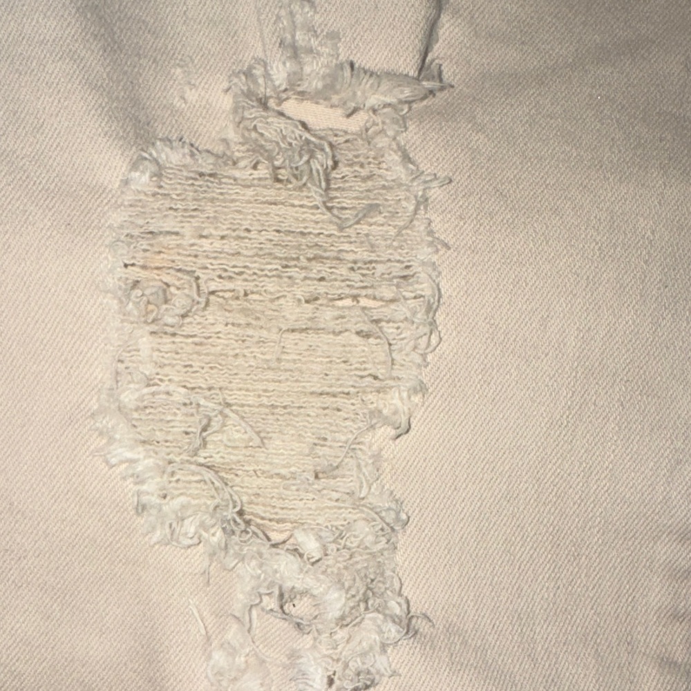 J Brand Women's Distressed Cream Ankle Jeans - Picture 9 of 16